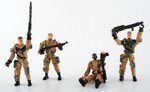 Набор солдат 4шт.с оружием РАС 9см арт.763А